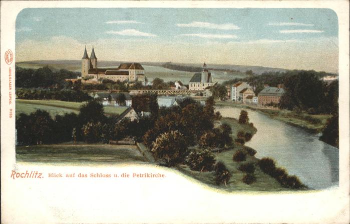 Rochlitz Sachsen Schloss Petrikirche Mulde