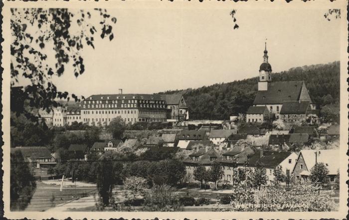 Wechselburg Schloss mit Kirche