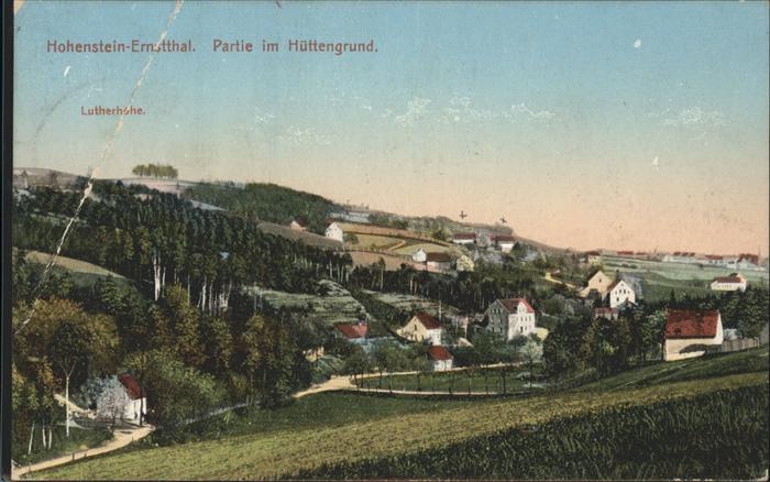 Hohenstein-Ernstthal Hüttengrund Panorama
