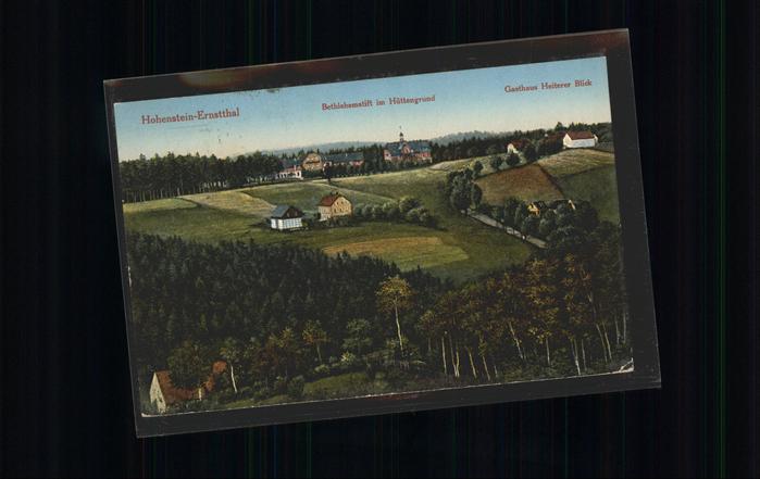 Hohenstein-Ernstthal Bethlehemstift Gasthaus Heiterer Blick