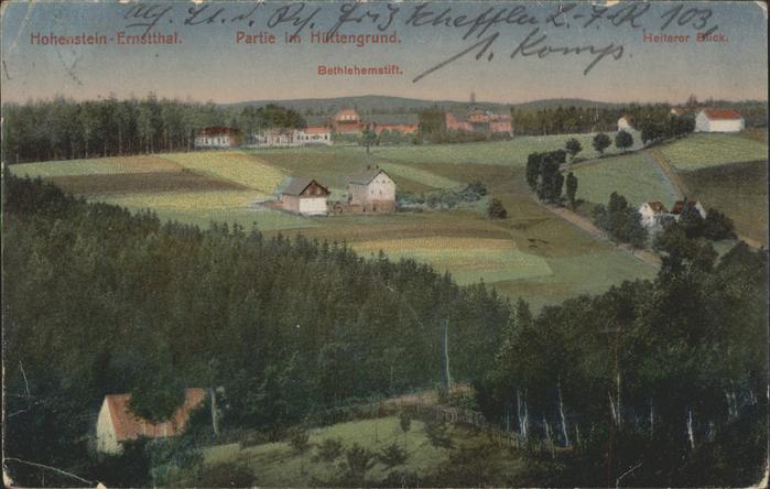 Hohenstein-Ernstthal Bethlehemstift Heiterer Blick