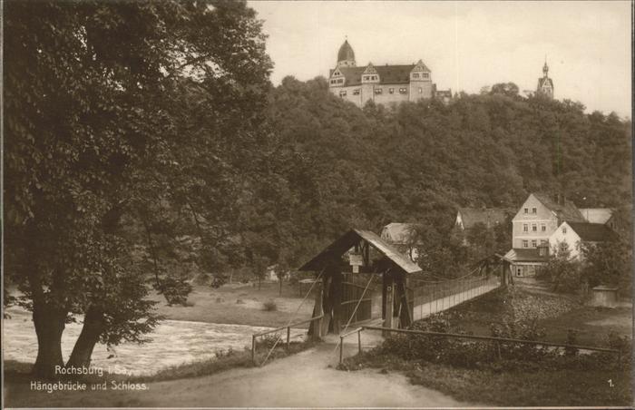 Rochsburg Hängebrücke und Schloss