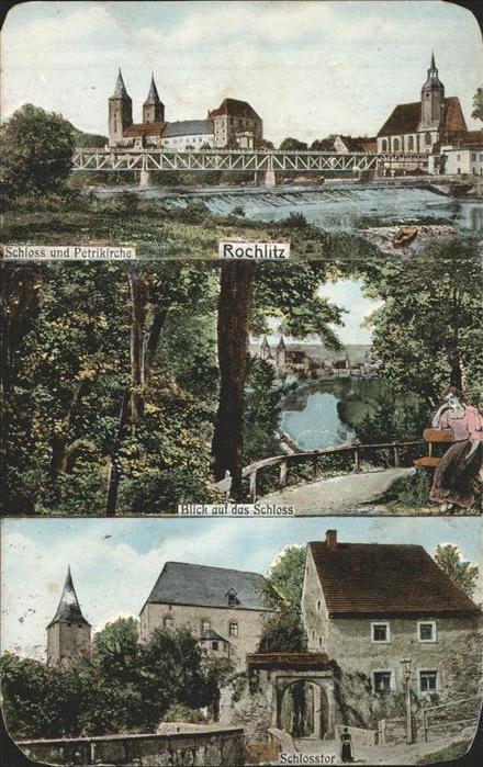 Rochlitz Sachsen Schloss Petrikirche Mulde Schlosstor