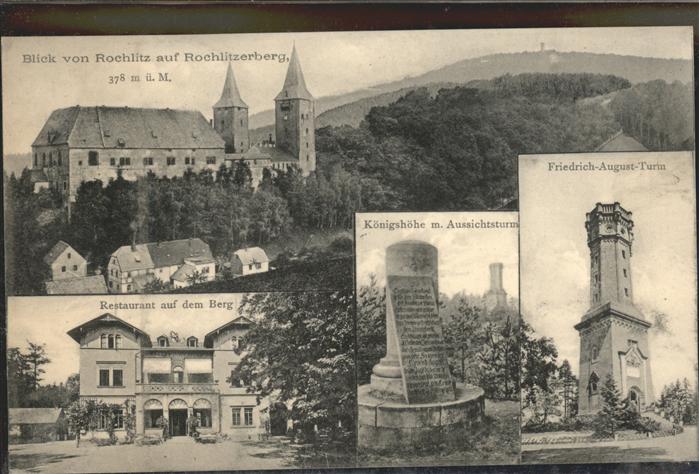 Rochlitz Sachsen Schloss Restaurant Königshöhe Friedrich