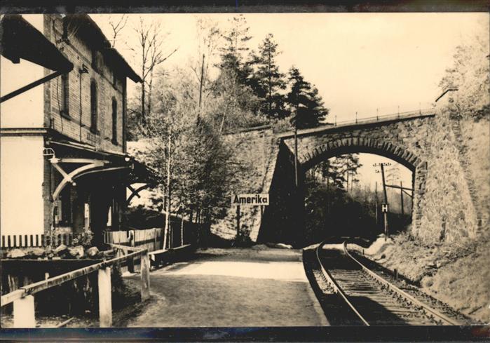 Amerika Sachsen Bahnbruecke