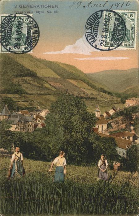 Landwirtschaft Schwarzwald 3 Generationen