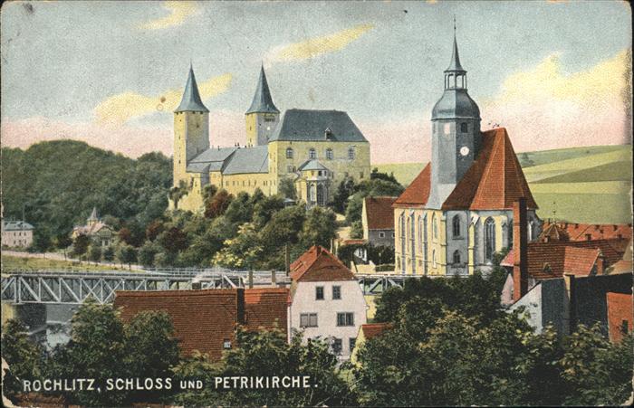 Verlag WIRO Wiedemann Nr. 479 Rochlitz Schloss Petrikirche