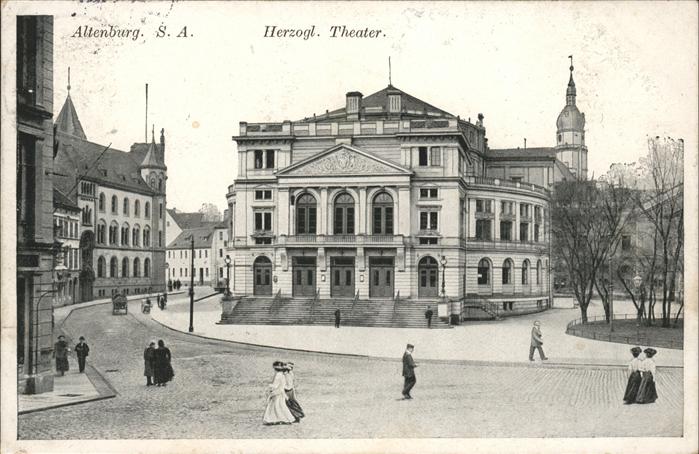 Theatergebaeude Altenburg Herzogl. Theater
