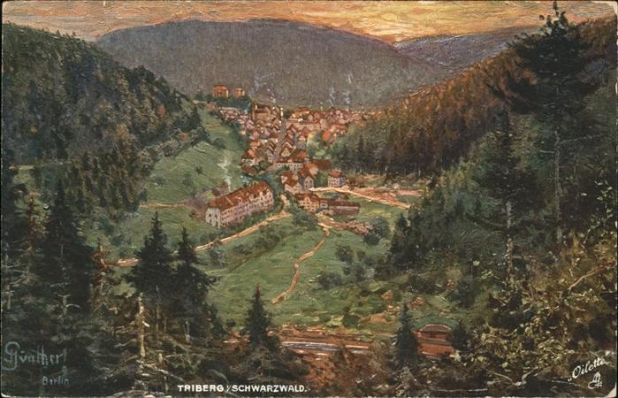 Verlag Tucks Oilette Nr. 721 Triberg J. Günther