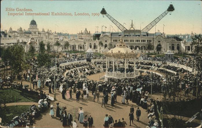Exhibition Imperial London 1909 Elite Gardens