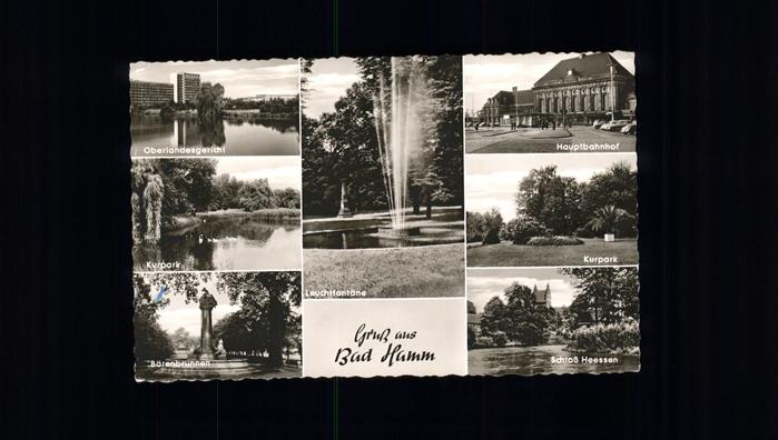 Hamm Westfalen Oberlandesgericht Hauptbahnhof Kurpark