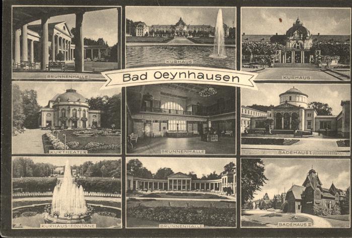 Bad Oeynhausen Brunnenhalle Kurhaus Theater Badehaus F