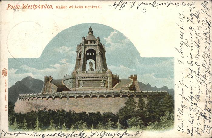 Porta Westfalica Kaiser Wilhelm Denkmal