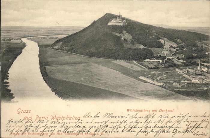 Porta Westfalica Wittekindsberg mit Denkmal