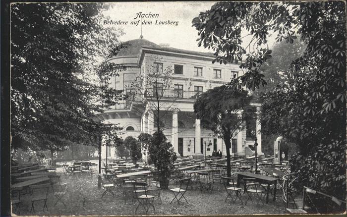 AACHEN NRW Belvedere auf dem Lousberg Feldpost