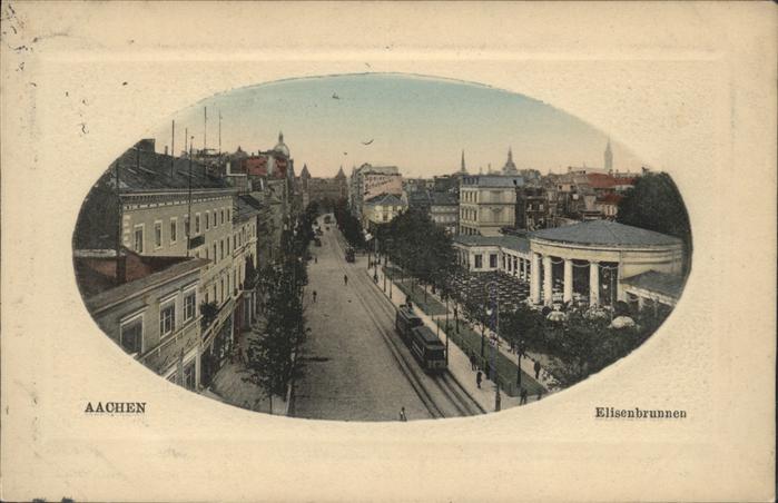 AACHEN NRW Elisenbrunnen Strassenbahn