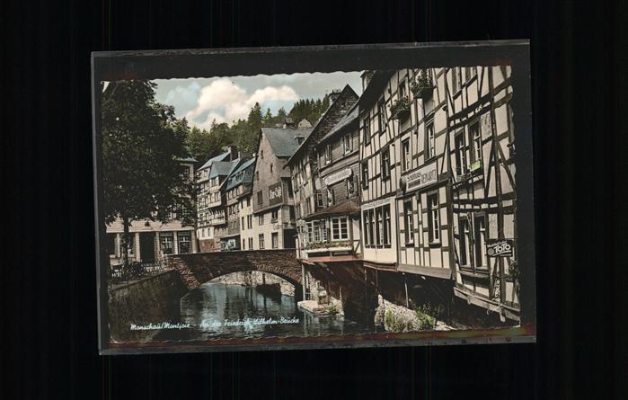 Monschau Montjoie NRW Friedrich Wilhelm Bruecke Rur
