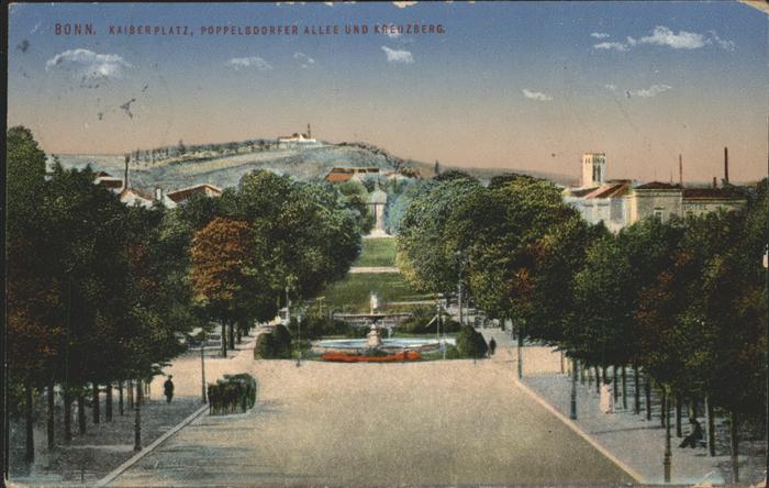 Bonn Rhein Kaiserplatz Poppelsdorfer Alle und Kreu