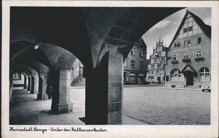 Lemgo Lippe NRW Unter den Rathaus Arkaden