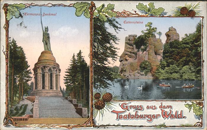 Teutoburgerwald Hermanns Denkmal Externsteine