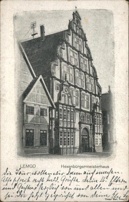 Lemgo Lippe NRW Hexenbuergermeisterhaus