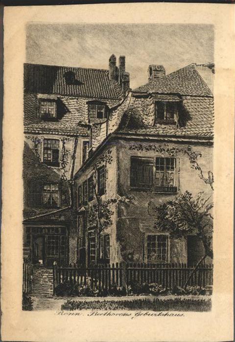 Bonn Rhein Beethovens Geburtshaus