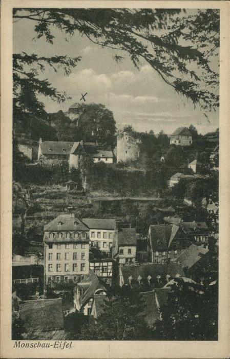 Monschau Montjoie NRW Teilansicht