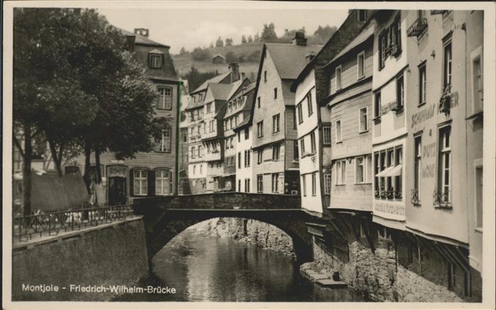 Montjoie Monschau Friedrich Wilhelm Brücke