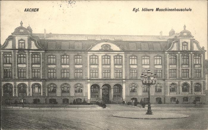 AACHEN NRW Kgl Hoehere Maschinenbauschule