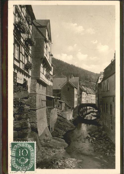 Monschau Montjoie NRW Am Laufenbach
