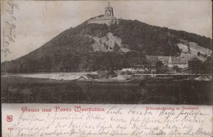 Porta Westfalica Wittekindsberg mit Denkmal