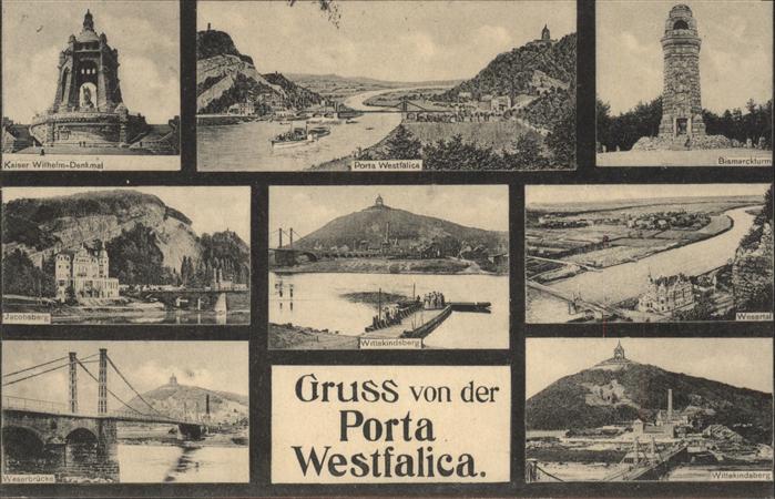 Porta Westfalica Kaiser Wilhelm Denkmal Porta Westfalica