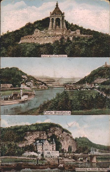 Porta Westfalica Kaiser Wilhelm Denkmal Porta Westfalica