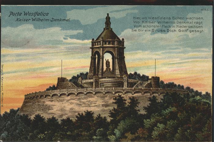 Porta Westfalica Kaiser Wilhelm Denkmal