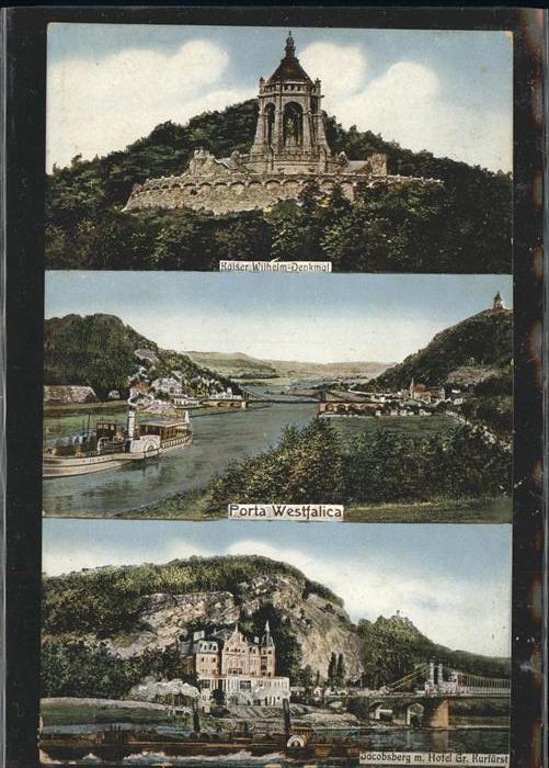 Porta Westfalica Kaiser Wilhelm Denkmal Porta Westfalica