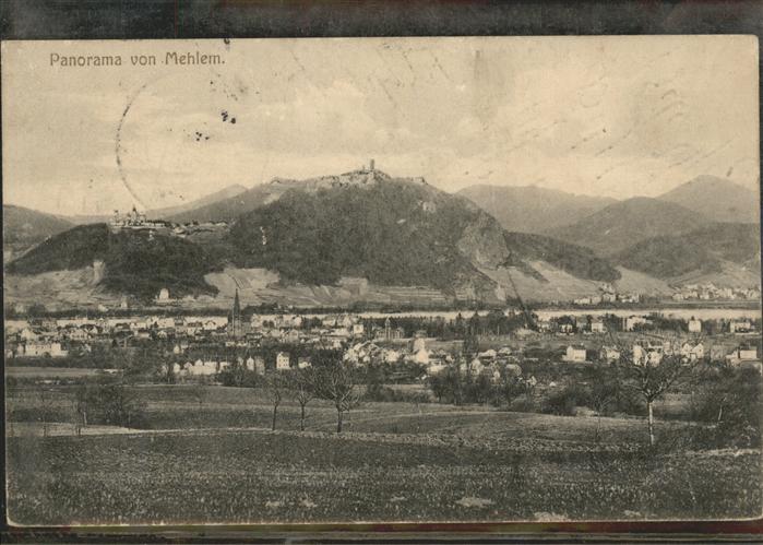 Mehlem Bonn Panorama Feldpost