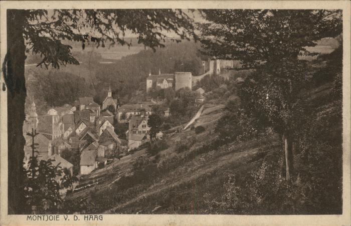 Montjoie Monschau Ortsblick