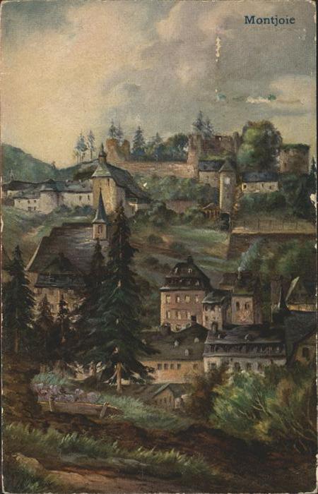 Montjoie Monschau Teilansicht Gemälde