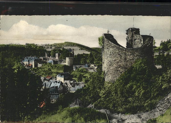 Monschau Montjoie NRW Haller mit Burg