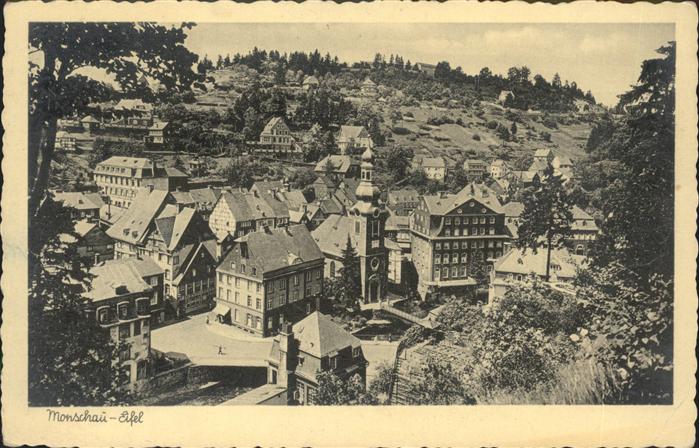 Monschau Montjoie NRW Panorama