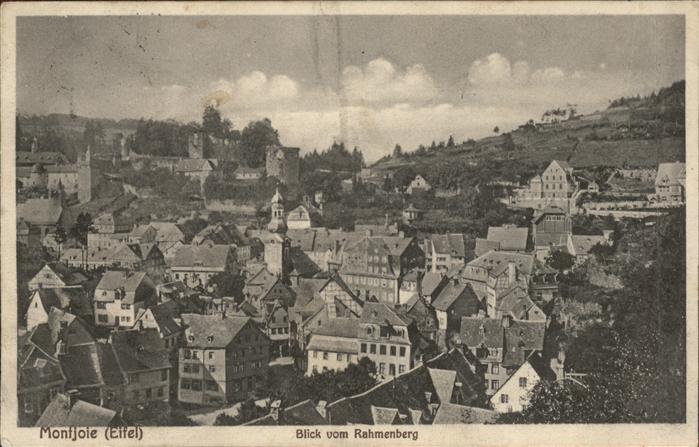 Montjoie Monschau Blick vom Rahmenberg