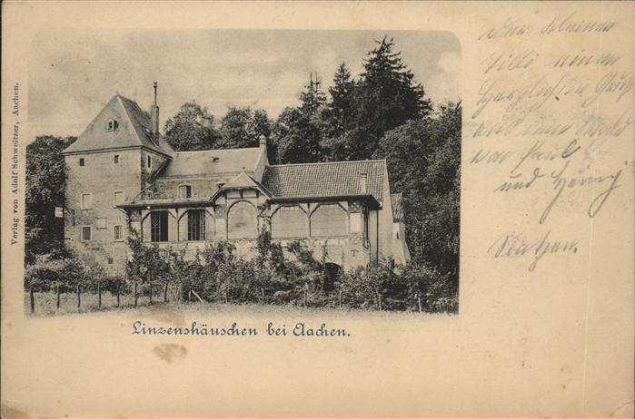 AACHEN NRW Linzenshaeuschen im Stadtwald