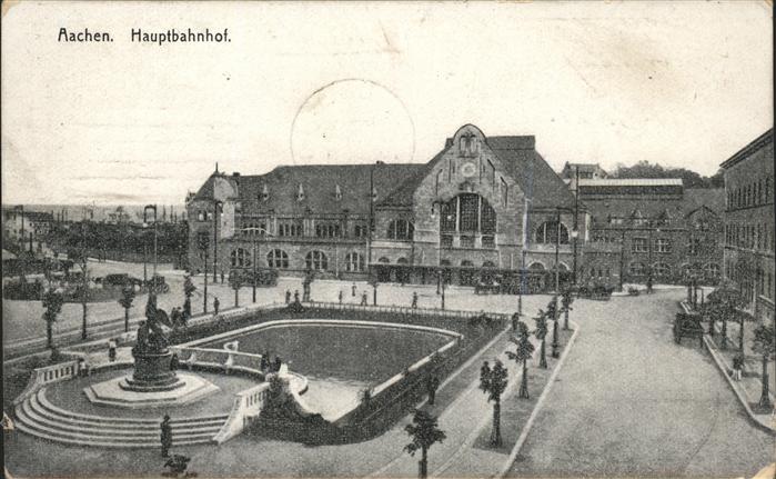 AACHEN NRW Hauptbahnhof Feldpost