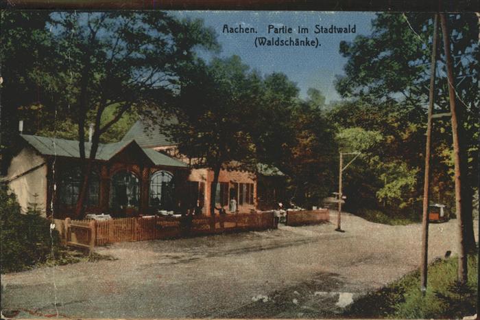 AACHEN NRW Waldschaenke im Stadtwald