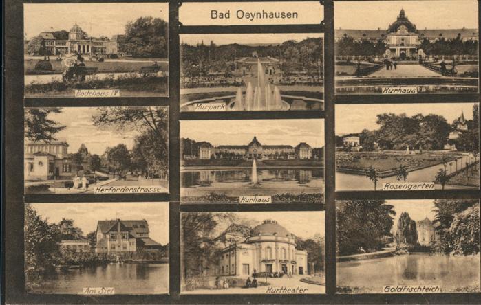 Bad Oeynhausen Badehaus Kurpark Kurhaus Herfordstr Ros
