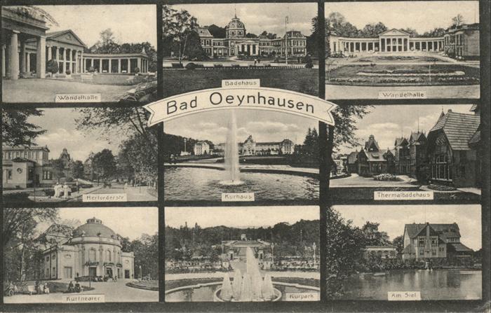 Bad Oeynhausen Wandelhalle Badehaus Herfordstr Kurhaus