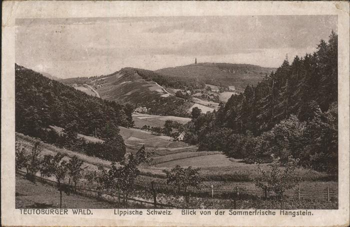 Teutoburgerwald Lippische Schweiz vom Hangstein