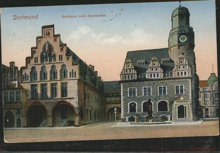 DORTMUND  CITY Rathaus und Sparkasse