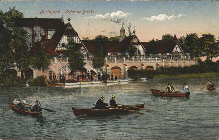 DORTMUND CITY Steinerne Bruecke Bootspartie