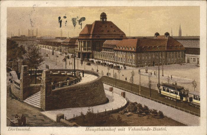 DORTMUND CITY hauptbahnhof mit Vehmlinde Bastei Feldpost